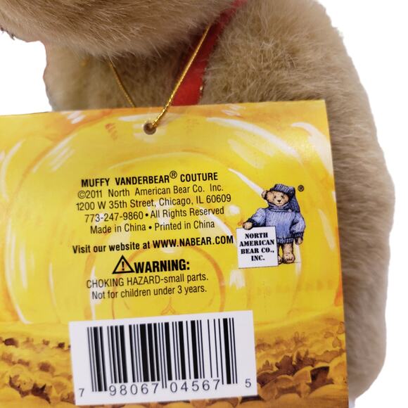 Limited Edition Vintage Muffy VanderBear Bear City Music Hall 2010 w Stand - Picture 5 of 16